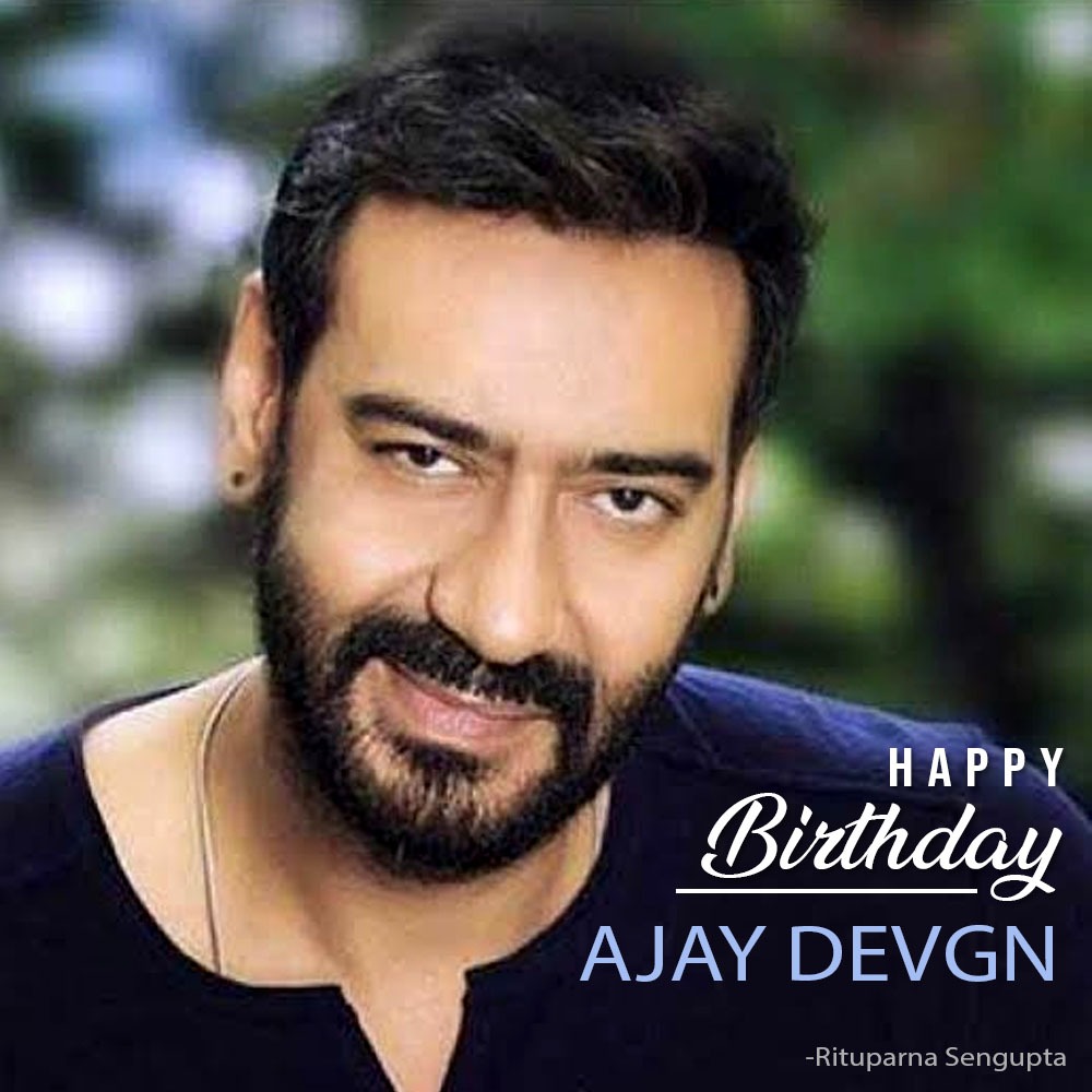 Happy Birthday to the great actor, Ajay Devgan! 
Stay happy & safe!   