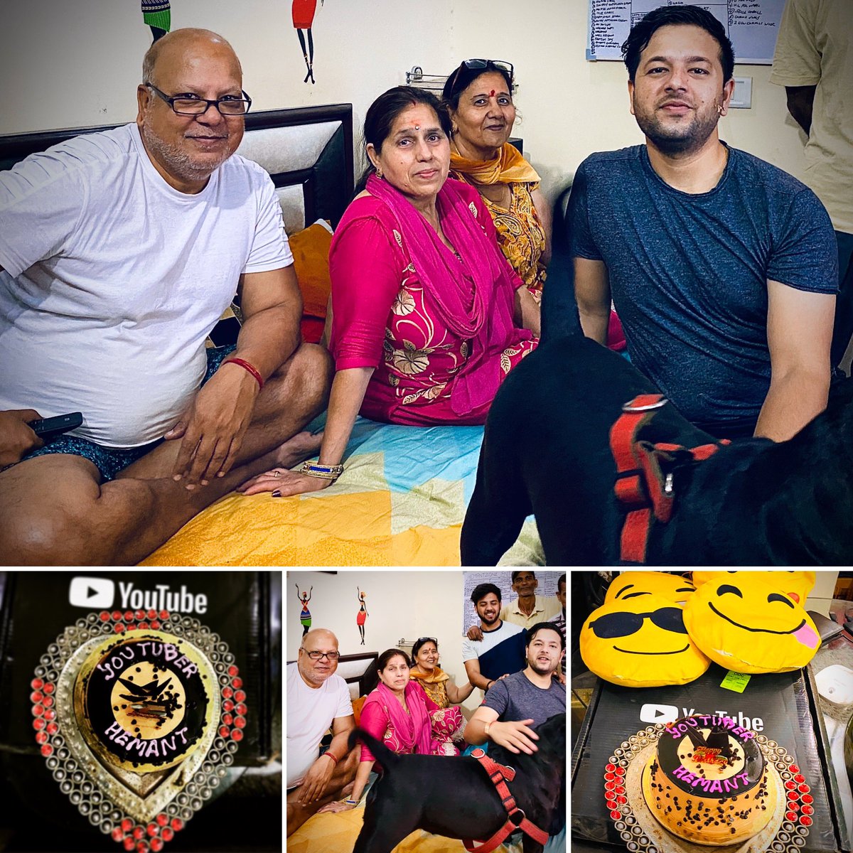 hemantzonevlogs's tweet photo. #Hemantzone #birthday #2020 
Thanks to all family, friends, social media family for wishes.

Now complete 2.5M Subscribers 
https://t.co/nnBXlpHsuy 
.
#keeploving #hemantzonebirthday #family #youtuber #blessed @YouTubeIndia @YTCreatorsIndia @youtube @YouTubeFanFest https://t.co/4eLr0igwFH
