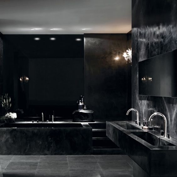 Which black bathroom you choosing?