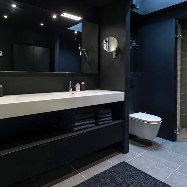 Which black bathroom you choosing?