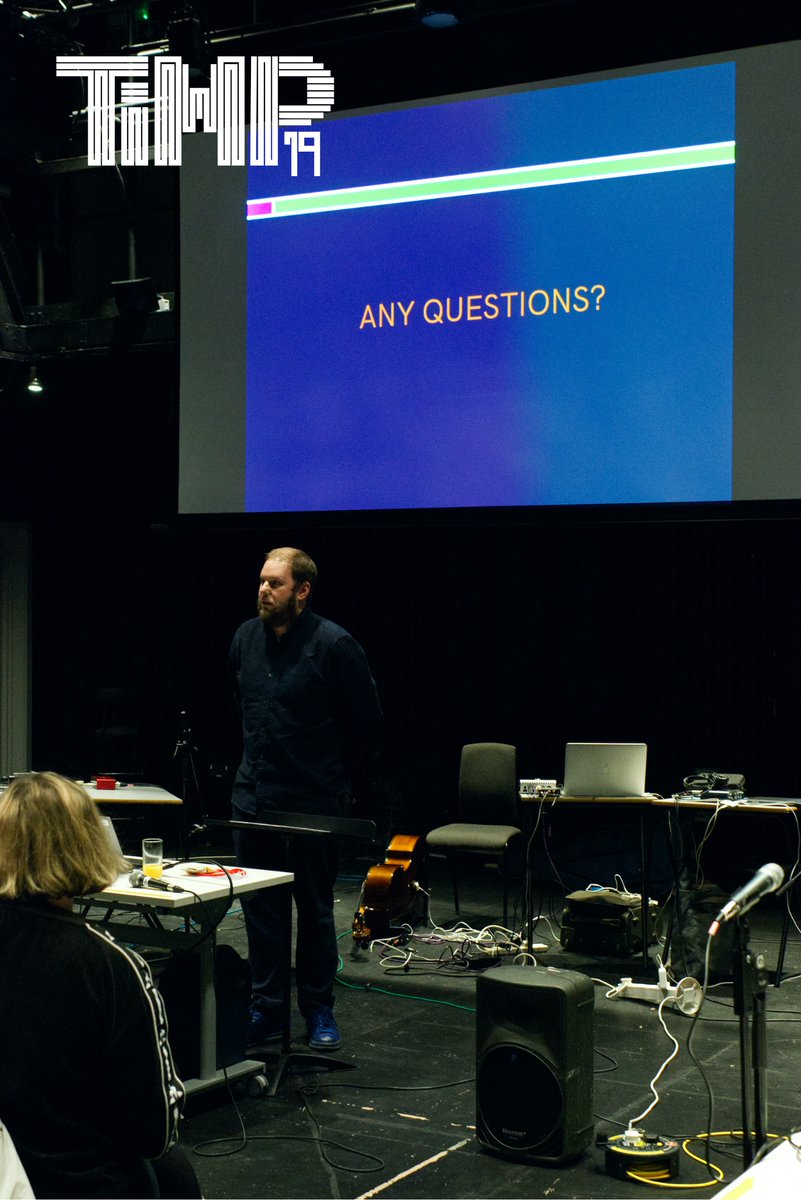 Any Questions? <a href="/seanlclancy/">Seán Clancy</a> responding to questions after his paper: A New Openness: Recent Indeterminacy in my Work Through Embracing Synthesizers.
View the full gallery - timp.integra.io
Click here to join the list and be notified about TIMP20: ow.ly/Oe4x50yGxeB