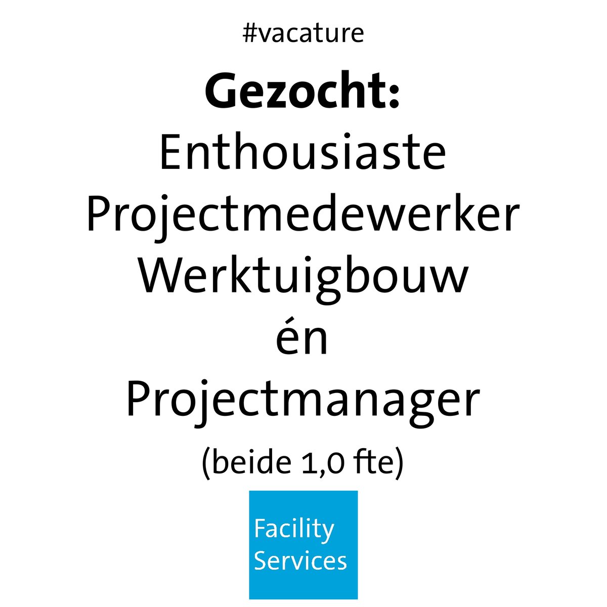 FSmaastricht's tweet photo. Ons team Beheer &amp; Onderhoud is op zoek naar een enthousiaste Projectmedewerker Werktuigbouw én Projectmanager! Voor beide functies zoeken we iemand die de klappen van de zweep in de vastgoedwereld kent! 💪 https://t.co/EJZq9gD7N4 https://t.co/dI3N4UGFjO