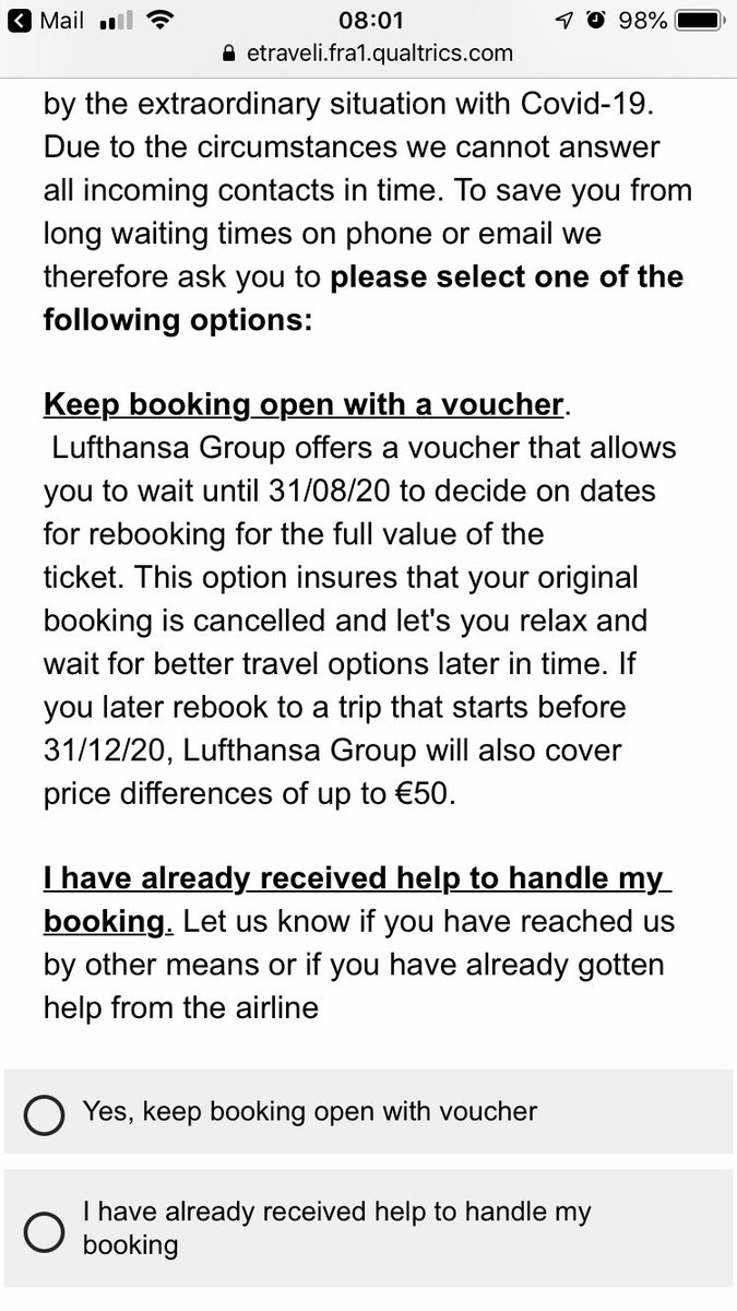 dan_k_mcdonnell's tweet photo. #gotogate @Skyscanner  What is going on with your partner Gotogate? Lufthansa say I am due a refund which is an option they are deliberately withholding and won’t reply to my emails or answer their “24/7” number. This is shambolic. https://t.co/rhdQ69W3tQ