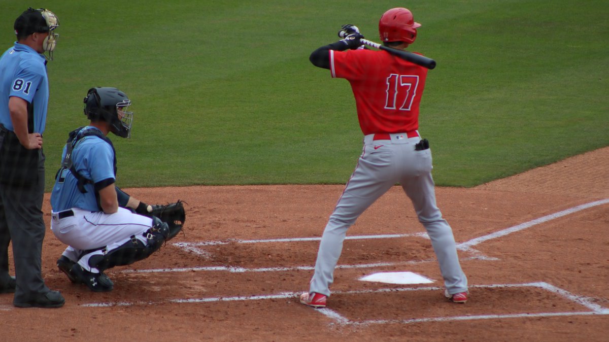 Shohei Ohtani, Dylan Bundy and two pictures of Angels #1 prospect Jo Adell  #Angels 3-10-20