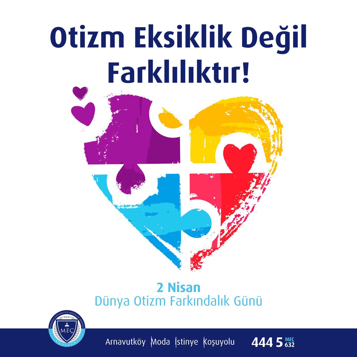2 Nisan Dünya Otizm Farkındalık Günü #bumedmecokullari #2NisanOtizmFarkındalıkGünü