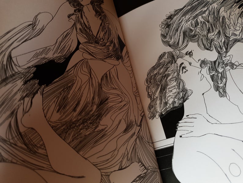 mayticks's tweet photo. "The Poisoner's Wife" is an A5 colouring book, constructed of sturdy 210gsm paper. This gorgeous lay-flat book is 36 pages (including 6 full colour pages) of lines and poetry for you to enjoy!

The perfect companion for long weeks in isolation.

https://t.co/OjFWP8uEw8 https://t.co/y1gxrB27M0