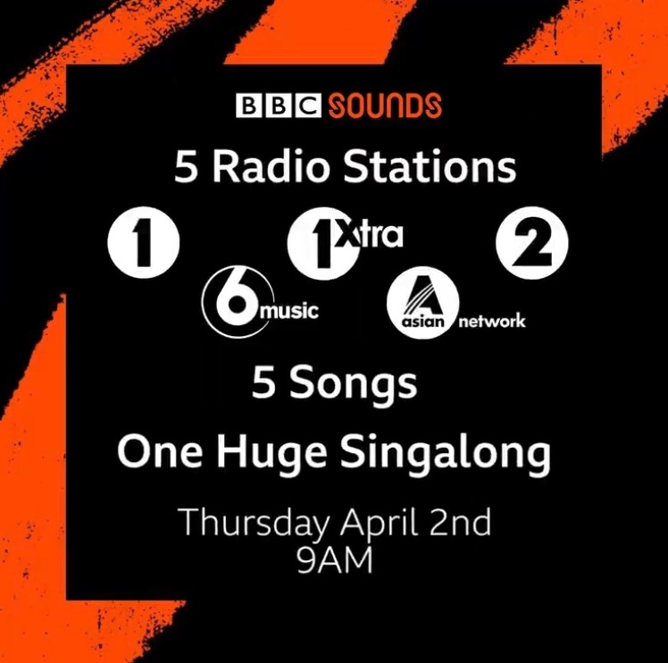 stcuthbertsCHS's tweet photo. Good morning!
There’s just under half an hour  to go before BBC Radio stations start the Great British Singalong 🎵🎶

Start those vocal warm-ups now, make sure those alarms are set for 9am and listen on the BBC Sounds app to sing 5 of your favourite songs. https://t.co/l4THCEFrPQ