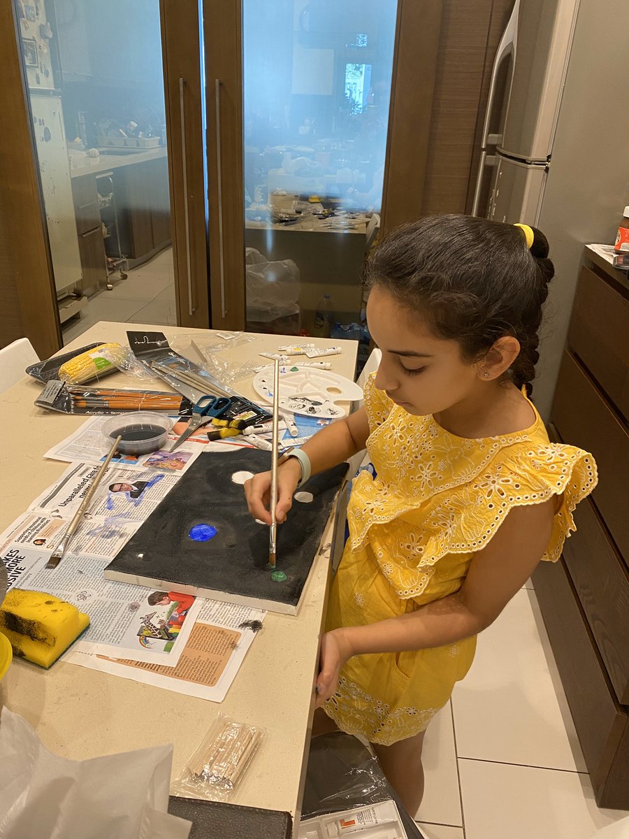 JPS_Year5's tweet photo. #JPS5A are still getting in the @JPS_Art #JPSArtsFest2020 spirit and creating their own masterpiece to show curiosity and discovery, at home! ##JPSCreativity https://t.co/XhW7SkmdLs