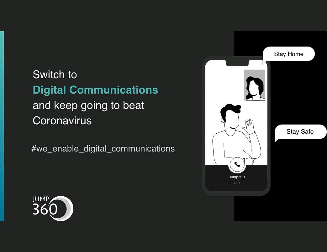 Jump3602's tweet photo. Stay Home, Stay Safe.
#jump360 #digitalcommunications #staysafe #safetravels #covıd19 #coronavirus #lockdown2020 #safeandsecure #safetyfirst #besafe #socialdistancing2020 #socialdistancing https://t.co/6GMRSnUZDM