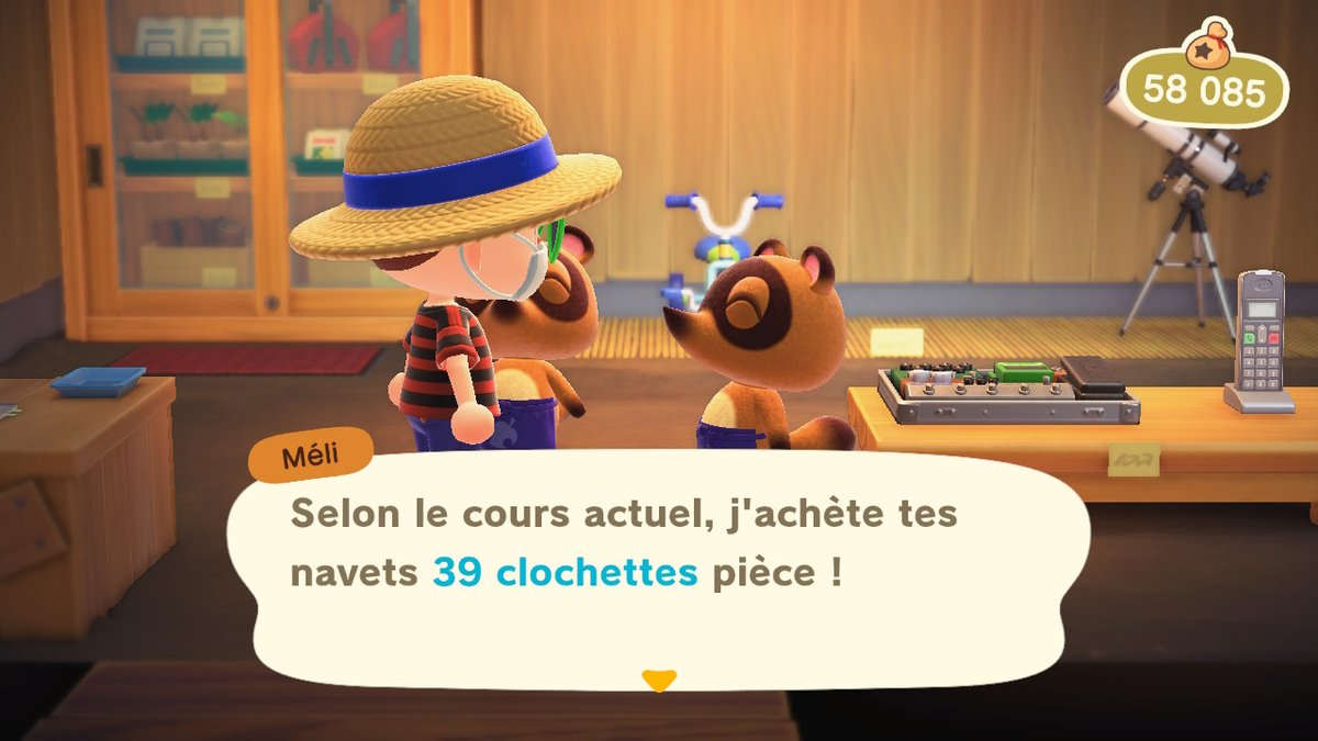 tonybee21's tweet photo. La chute du navet sur mon île :D #COVID-19 #AnimalCrossing #ACNH #NintendoSwitch https://t.co/Icbkx4Yqpj