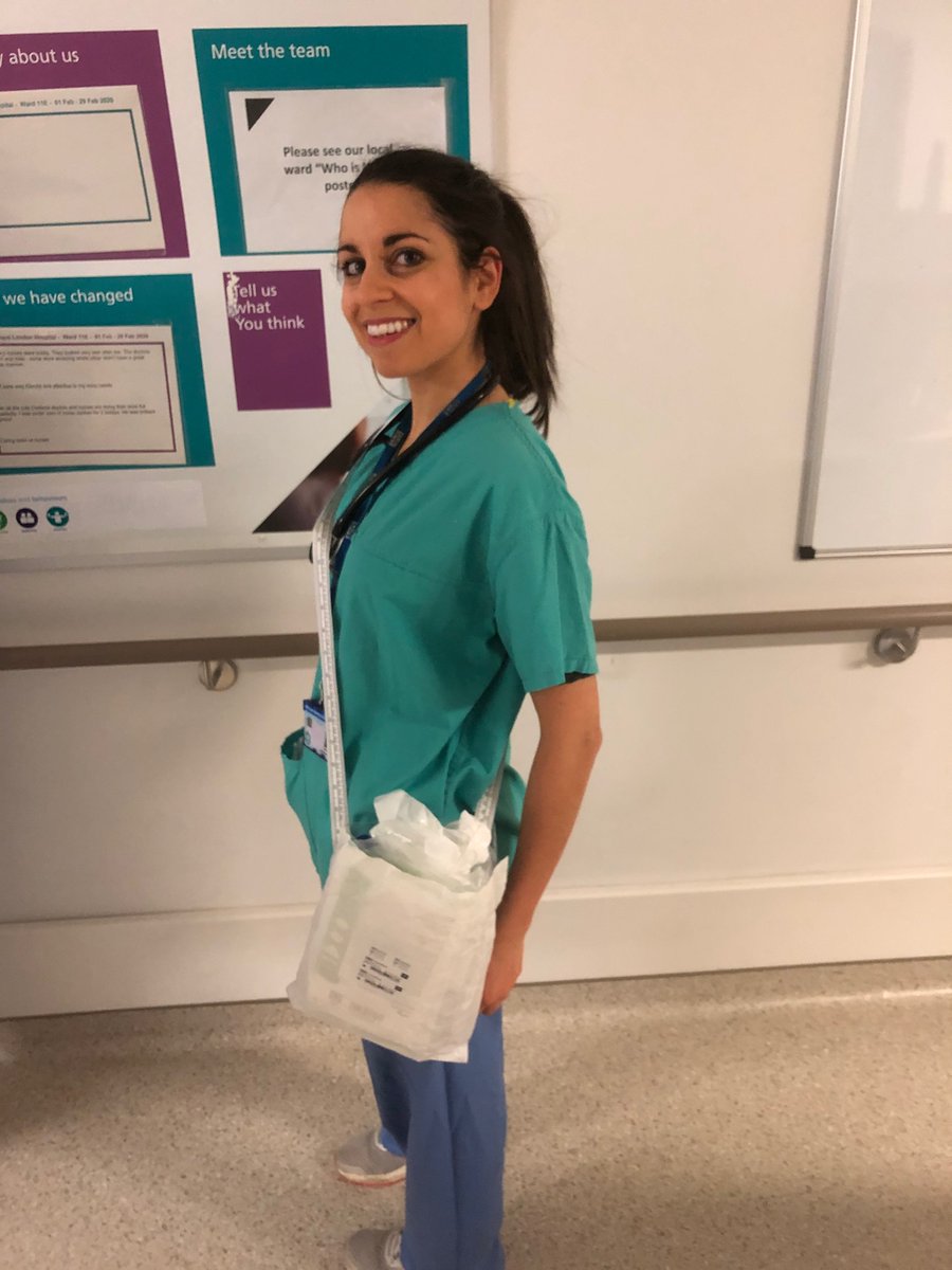 <a href="/Milltag/">Milltag</a> bodge job way of carrying PPE for cardiac arrests at <a href="/NHSBartsHealth/">Barts Health</a> @RoyalLondonHosp using repurposed plastic wrappers and paper ruler!  Any chance your stylish musettes could save us?! @toates_19 <a href="/bass_XS/">Will White</a>