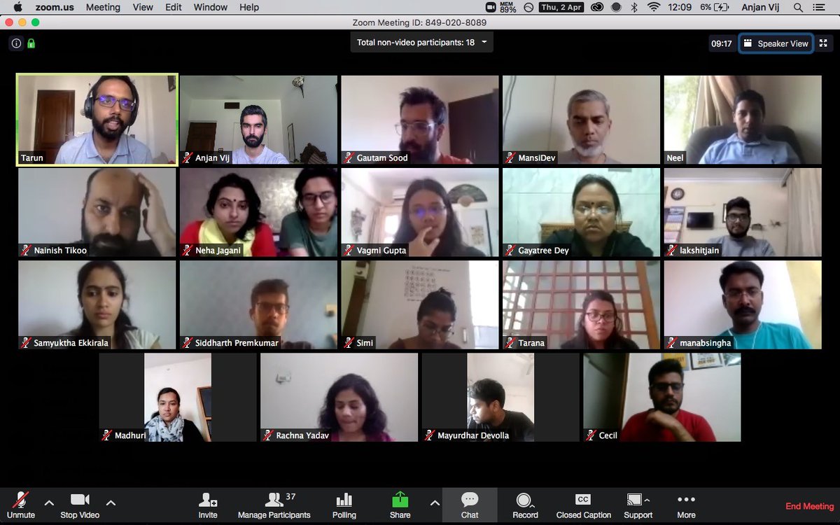 IndusAction's tweet photo. Thank you Neel Ghose for taking us through the operation of @rha_india! It was great to get a pulse of your work &amp; a steep learning for us as we step into our #mission of ensuring #welfarestimulus for the vulnerable citizens during this #lockdown period.#gratitude #TwitterforGood https://t.co/bFO1tZBLKV