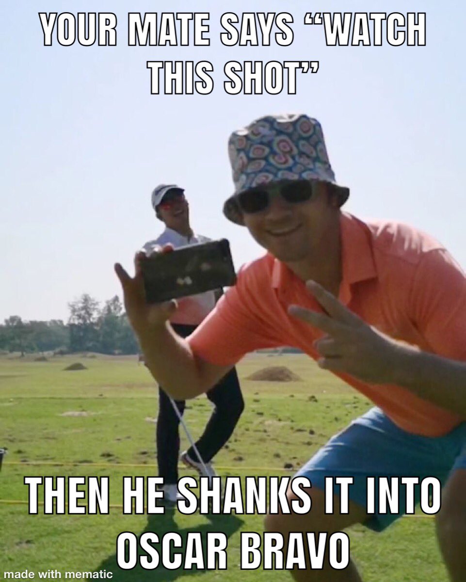 WaddaPlayaGSK's tweet photo. Tag a mate that always hits a shank! #Golfsidekick #Waddaplaya #Golfmemes #Wayoftheplaya #Golf https://t.co/D9FvLDYDBv