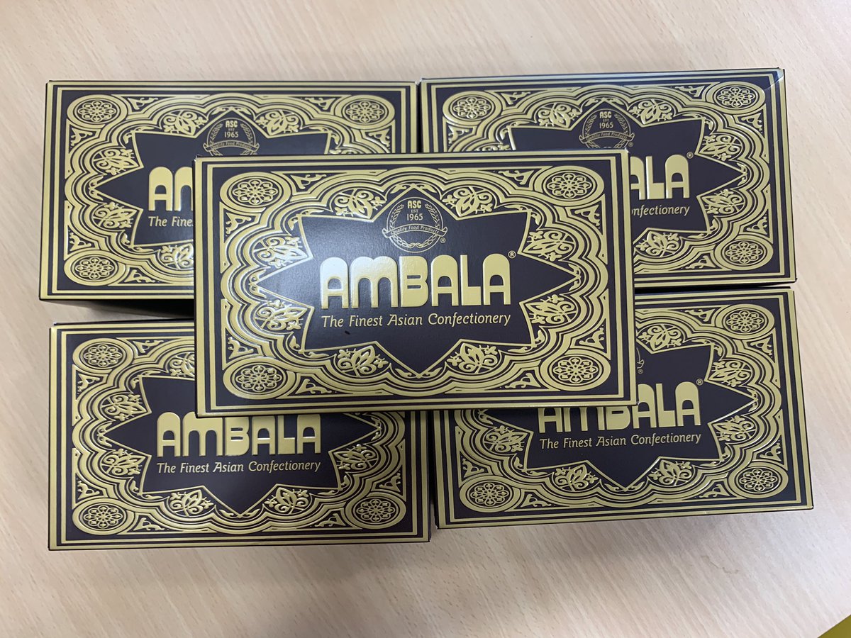 Thank you <a href="/Ambalafoods/">Ambala Sweets</a> for donating a huge amount of Asian sweets for all the staff @NewhamHospital. <a href="/RainbowCyp/">RainbowCYP</a> are truly grateful for the yummy confectionery. <a href="/BakahJosephine/">Josephine Bakah</a> <a href="/RahmanHameeda/">HameedaRahman</a> <a href="/NHSBartsHealth/">Barts Health</a> <a href="/FrewinDonna/">Donna Jenkinson</a> <a href="/fudgekin89/">Farzana Mirza</a>