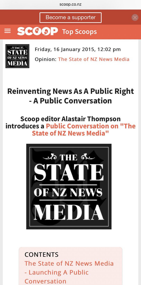 If you want to find out more about  @ScoopNZ’s  #ethicalpaywall a good place to start is here. A manifesto for transformation of the way news media is funded. https://www.scoop.co.nz/stories/HL1501/S00058/reinventing-news-as-a-public-right-a-public-conversation.htm /13