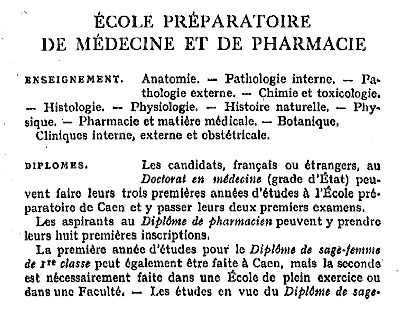 9/ En 1914, il n'y a encore que 16 universités en France. L'école de médecine n'offre pas toutes les formations et les étudiants sont souvent contraints de terminer leurs cursus à Paris.