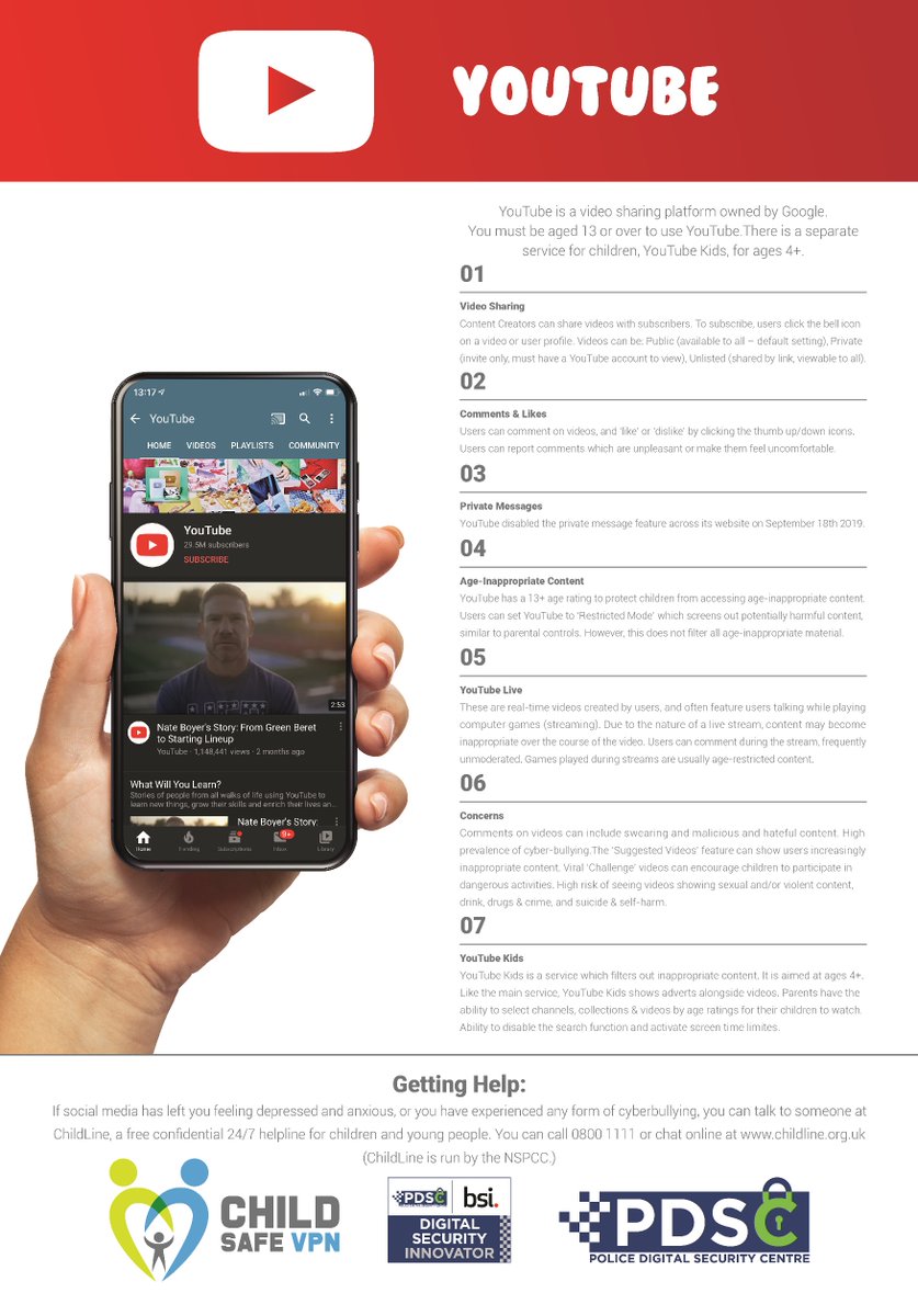 masterpfsense's tweet photo. Are your children using YouTube more than usual due to the current situation?

Our #SaferInternetGuide covers features that you may or may have been aware of, and some of the potential concerns for children using the site. 

(A4 jpeg/pdf guide available by request) https://t.co/BYjPnx3mQ4