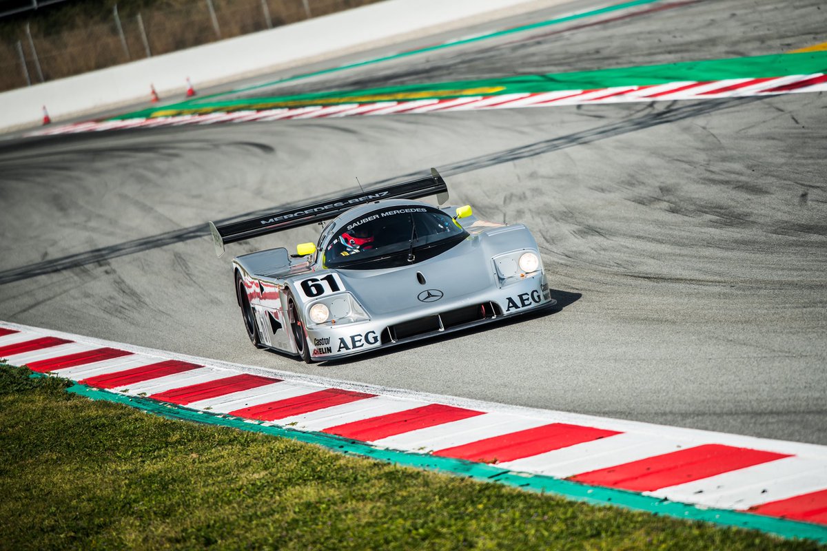 Thank you to <a href="/paoladepalmas/">Paola Depalmas</a>  for these wonderful shots of <a href="/hancock_sam/">Sam Hancock</a> putting the sauber c9 through it’s paces in spain a few weeks back #Motohistorics #samhancock #sauberc9 #80s #groupc #teamwork #ThursdayThoughts