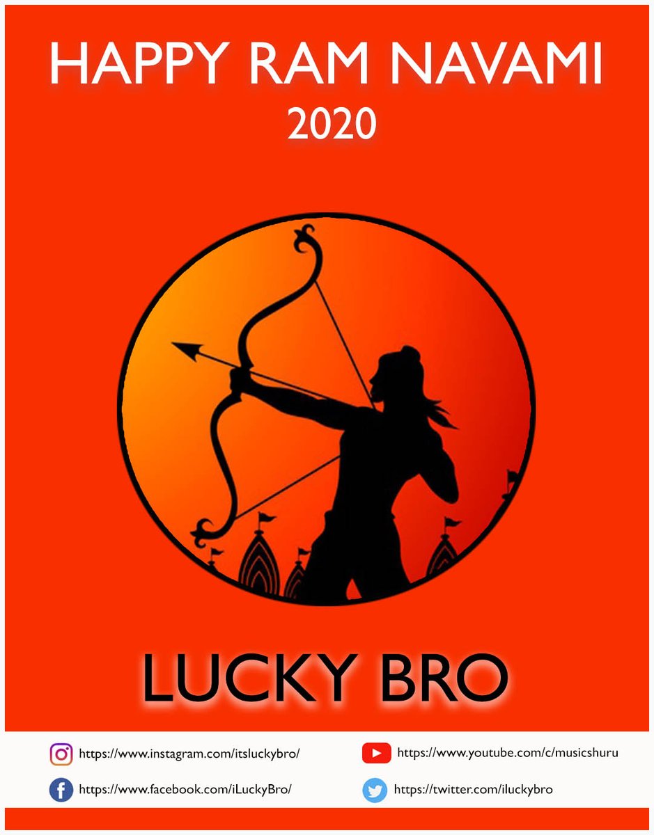iLuckyBro's tweet photo. Wish You All a Very Happy Ram Navami 2020 | LUCKY BRO https://t.co/whFxGRZ7Dt
