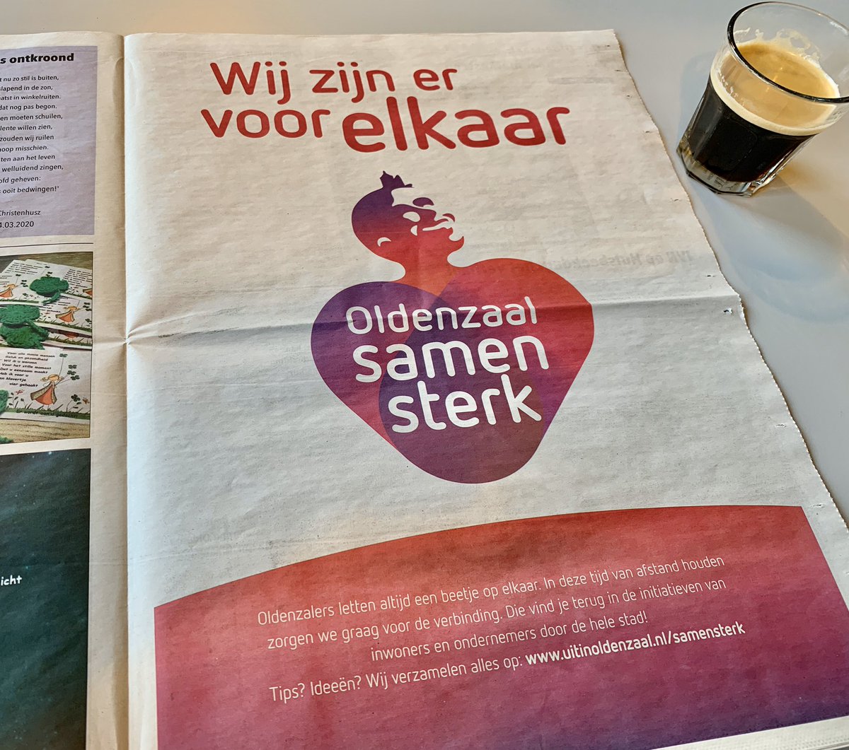 #Trots! Op al die mooie initiatieven van mensen en ondernemers in onze stad. 🙏 De campagne Oldenzaal Samen Sterk verbindt deze initiatieven en maakt ze zichtbaar. Je kunt er niet omheen! 😁 Fijn dat Yellow hier aan bij kan dragen.
uitinoldenzaal.nl/samensterk. 👈