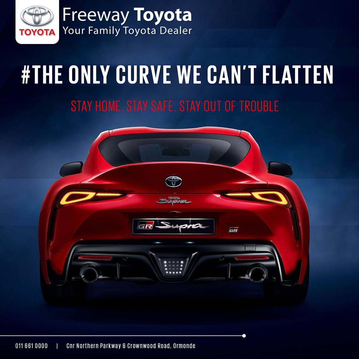 Freeway_Group's tweet photo. ๐๐ก๐ ๐๐ง๐ฅ๐ฒ ๐๐ฎ๐ซ๐ฏ๐ ๐ช๐ ๐๐๐ง'๐ญ ๐
๐ฅ๐๐ญ๐ญ๐๐ง
โ
Stay Home ๐ก
โ
Stay Safe โคต๏ธ
โ
Stay Out of Trouble โ ๏ธ
โ
#FreewayGroup #StayingHome #Corona #CoronaVirus #Covid19 #Covid_19 #Covid19SA #StaySafe #StayHealthy #StayHome #StayPositive #StayLekkerSafe #ParkDomLiveLong https://t.co/zui0CGPWR2