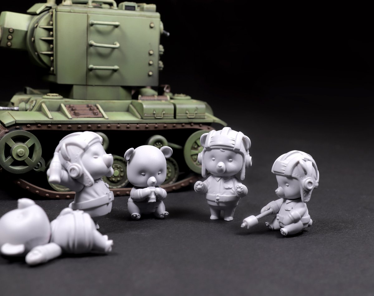 Plafactory_Tori's tweet photo. 熊さんたちがやっと出てきました。
ロシアToonTankに似合うクマさんたち。
あれ?中国出身も1匹いるようですが?

ATN-04 Russia Bear Tank Team Set (5 Figures)
https://t.co/TQyRPzOEDe
#torifactory #zlpla #msmodel #animal #troopers #toons #qtank #トリファクトリー https://t.co/tf85u6lY0U