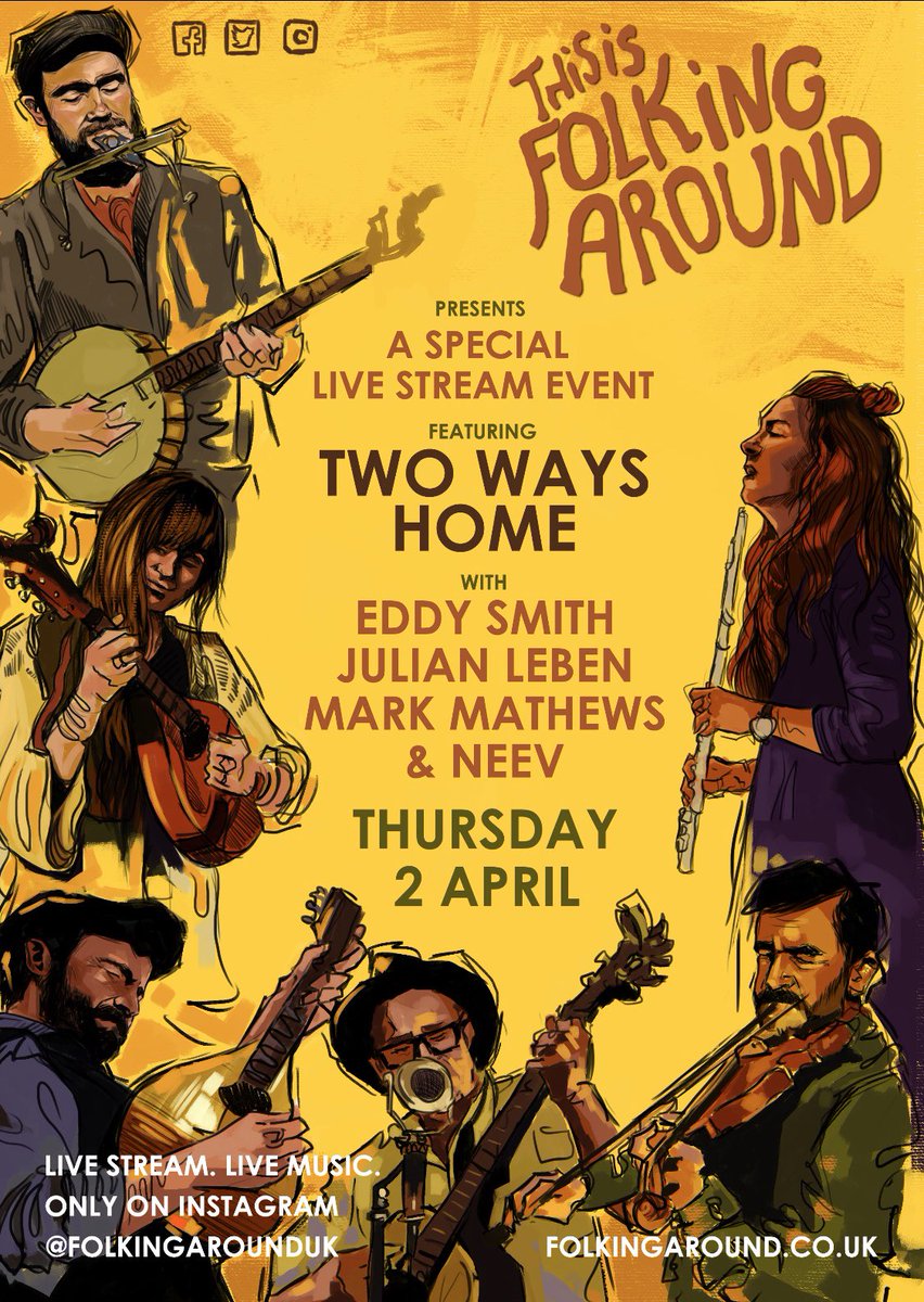 I’ll be on Instagram live tonight with <a href="/folkingarounduk/">Folking Around</a>. Tune in from 7.30pm to witness this killer line up!I’ll be going live from this account at 9pm! 

#eddysmithandthe507 #livemusic #livestream #blues #ukblues #soulmusic #americana #ukamericana