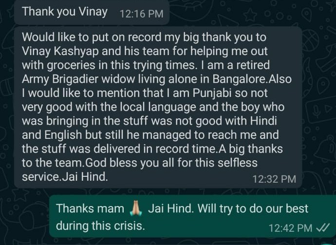 I will keep adding to this thread the notes of appreciation from citizens. This is about thanking the citizens who send such messages becoz in our country we are quick to criticise but reluctant to appreciate.