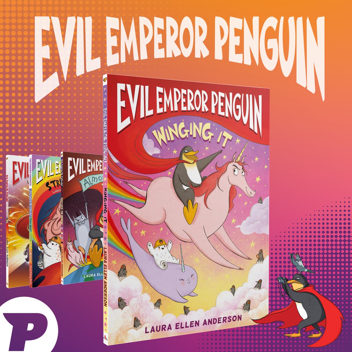 The next Evil Emperor Penguin book has been let lose into the WORLD! Keep an eye on  @phoenixcomicuk for EEP themed activities throughout today! You can order EEP from your lovely local indie bkshop. EEP might be evil, but he still wants to support small businesses!