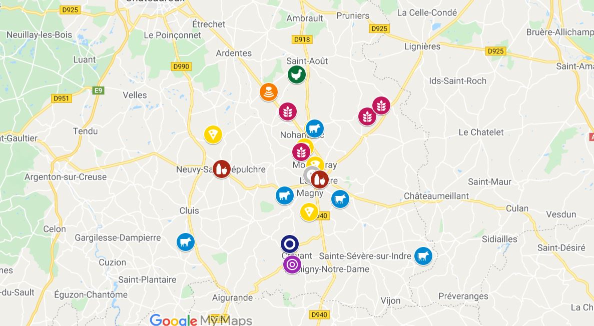 Tazon_Nohant's tweet photo. Une carte des producteurs locaux pratiquant la vente directe : légumes, viandes, oeufs, fromages, escargots, etc ...

https://t.co/QGzBWZWsRr

#agriculture #ventedirecte #lachatre #nohant #indre #berry https://t.co/78t1h43D9Y