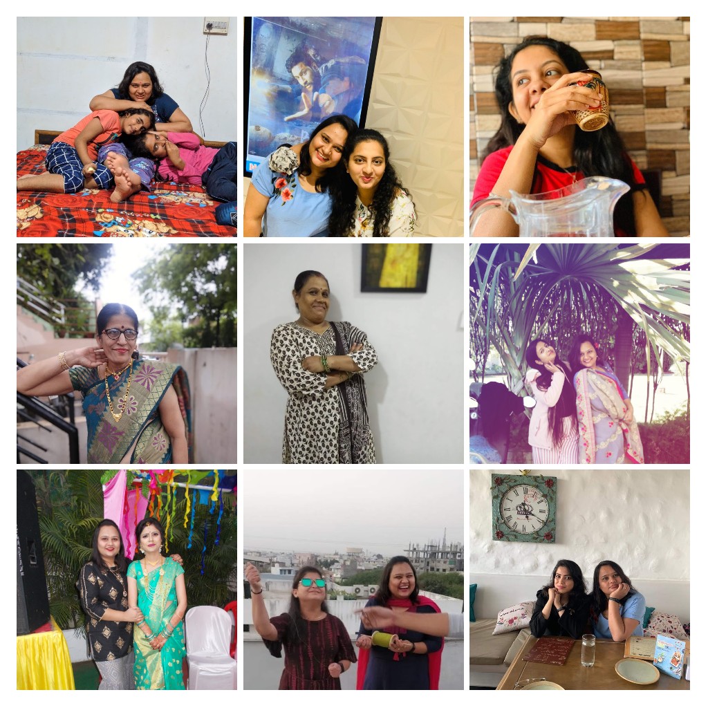 For Day 9  #Navratri2020: I am celebrating my personal warriors, Teachers, Friends, Family, Neighbor, Sisters and all ladies in my life...... Some of them have been literally so much through life yet they smile and never let kindness away from them ....Thankyou queens.