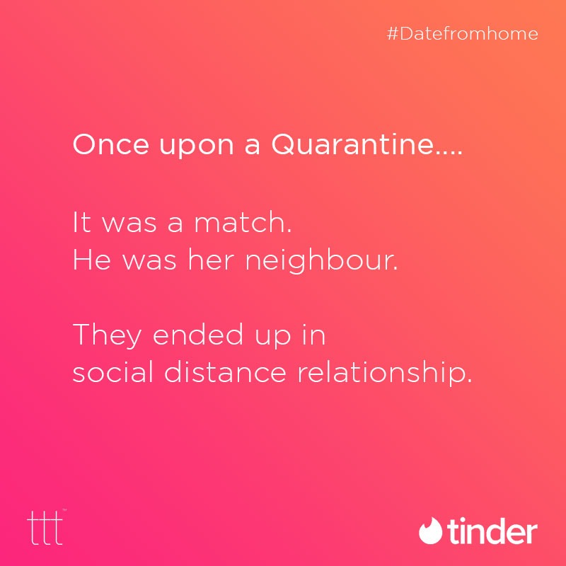 Strobe_Works's tweet photo. @terriblytiny @Tinder_India Take a look at our take on the #SwipeStories campaign! #QuarantineEdition @terriblytiny @Tinder_India https://t.co/GuQ5g0bx3x