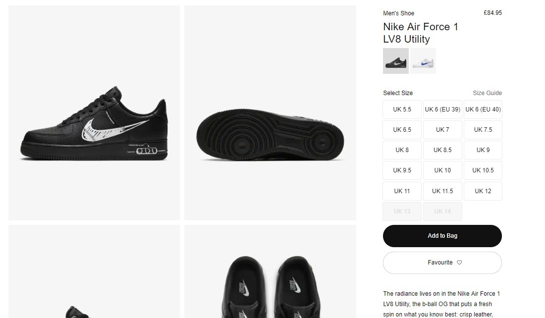 air force 1 scribble blue