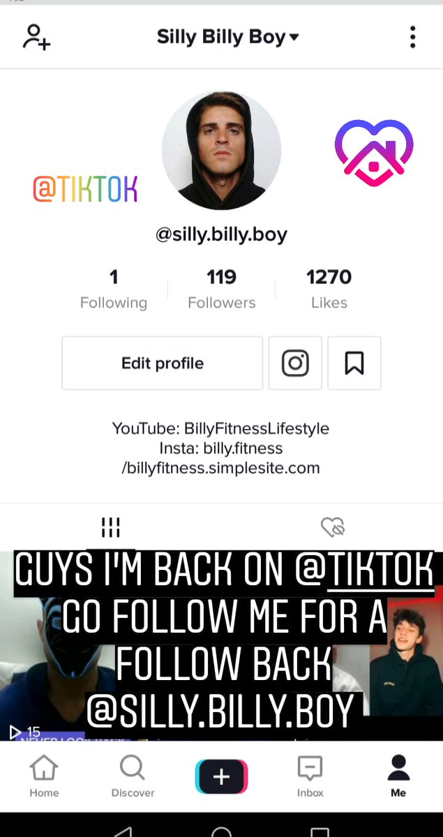 Billy_Fitness's tweet photo. Guys I'm back on @tiktok_us
Go follow me for follow back.
#FolloForFolloBack #followme #followback #follow4follow #gaintrain #followtrain #gain #share #gainhelp #gainteam #FollowMeAll #popular #famous #lifestyle #f4f #addspree #like #Addme #followmenow #trending #popular #tiktok https://t.co/pmJQGMdTJz