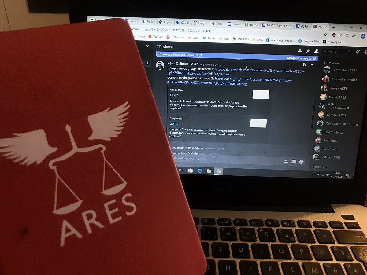 AliceLambillon's tweet photo. Ce matin le bureau de la @federationares est en groupe de travail à distance avec l’association « Nos Quartiers ont du Talent », structure œuvrant pour l’égalité des chances et l’accompagnement à l’insertion professionnelle des jeunes👏🏻

Stay tuned...💻🤫 https://t.co/ocQmk8OUWE