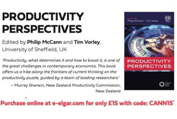 During the closing discussion of the #PIN2020 webinar, Philip McCann &amp; <a href="/timvorley/">Tim Vorley</a> launched the new book from the Network, ‘Productivity Perspectives’ - now available from Edward Elgar for a limited time at £15 with the CANN15 discount code. #Productivity #ProductivityPerspectives