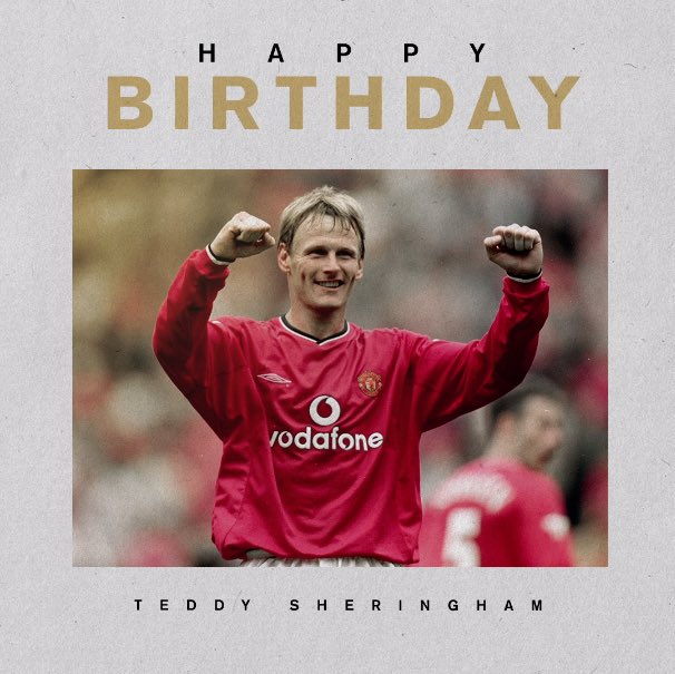 Happy Birthday to Millwall legend Teddy Sheringham ! 52 ( I think ) 