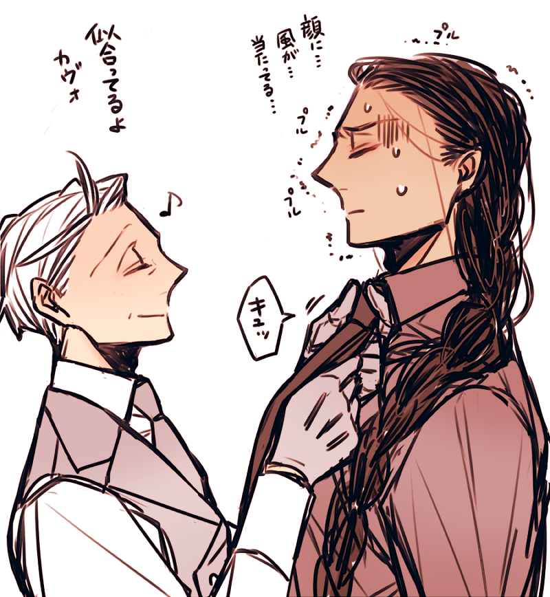 今までの人型カヴォは全て長髪でした?

Until now all human Cavo had long hair? 