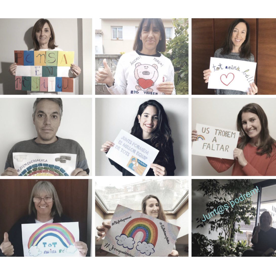 ➕TEAM FABRA➕ Tot anirà bé! ❤️ ⠀⠀⠀⠀⠀⠀⠀⠀⠀ ◾️⠀⠀⠀⠀⠀⠀⠀⠀⠀ #escolafabra #teamfabra #beahappyteacher #welovetoteach #ensagradaeducar #totaniràbé #joemquedoacasa