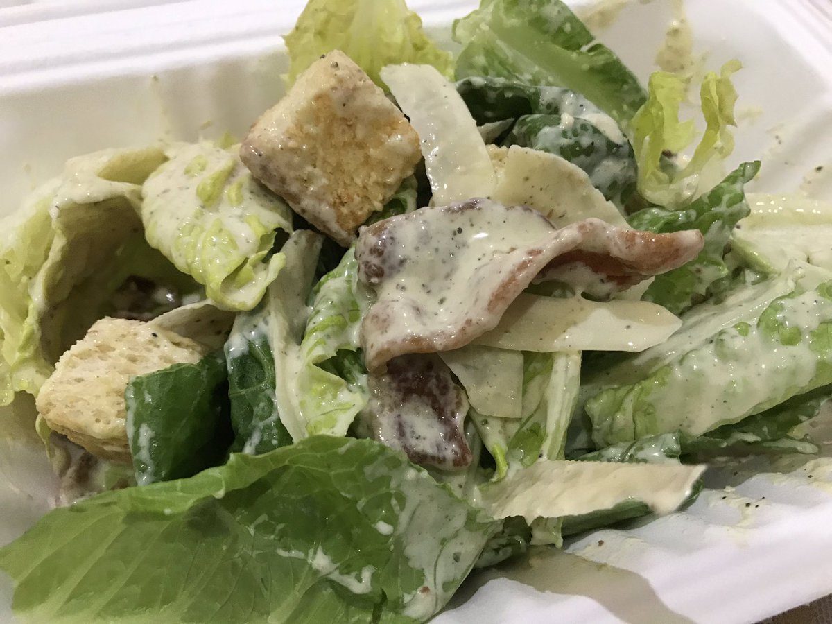 Caesar Salad 🥗 #myfavorite 🤫🦖 #greyhoundcafe #foodhealthy
