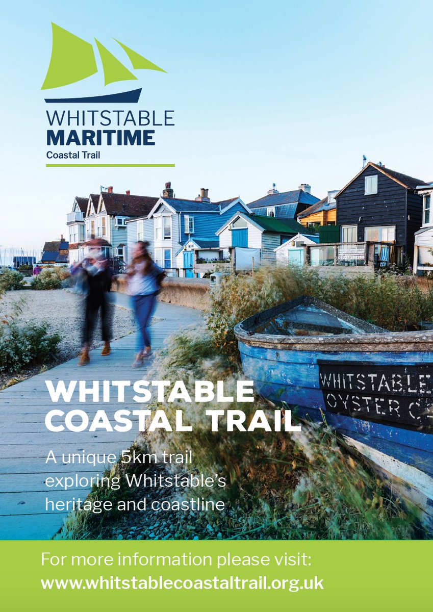 We've loved working on this project with @WhitstableMari1 
Due to launch late summer (🤞), the #Whitstable Coastal Trail guide features an illustrated map, stunning images by whitstablephotocompany.co.uk and facts about 8 key trail highlights. @HowellandHicks #Branding #PrintDesign