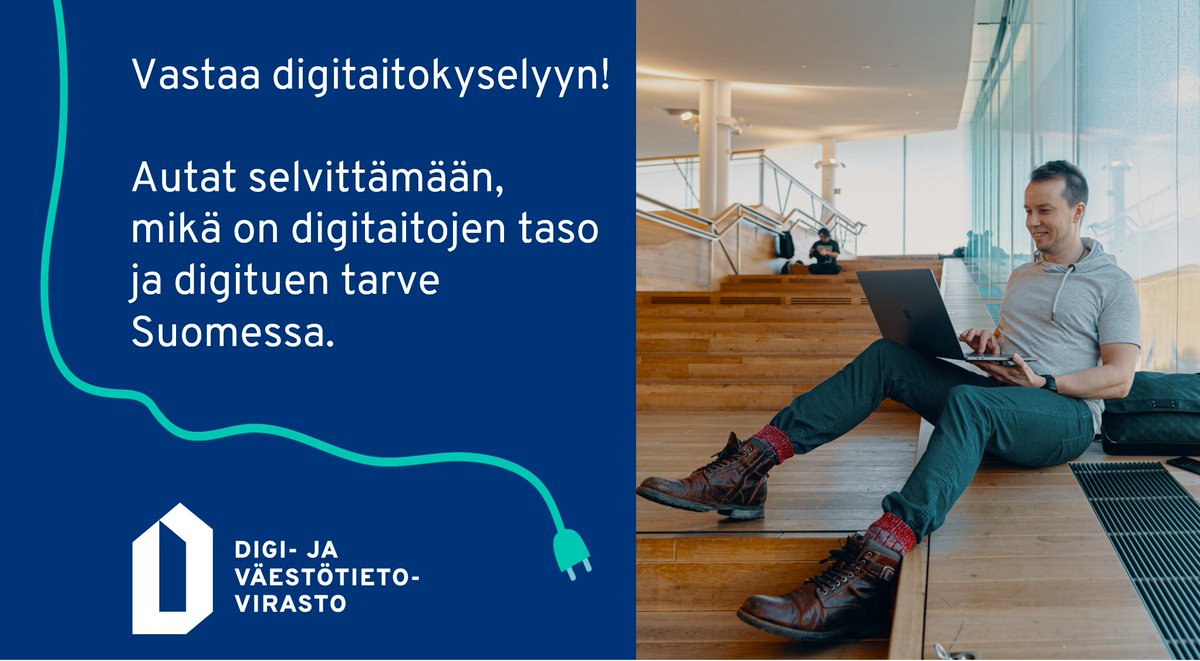 Onko suomalaisilla riittävät digitaidot ja onko tukea sopivasti saatavilla? Vielä ehdit vastata digitaitokyselyyn osoitteessa dvv.fi/digitaitokarto…. Netissä kyselyyn voi vastata perjantaihin 3.4. asti, paperilla vastauksia kerätään taas syksyllä.
#digituki #digitaidot