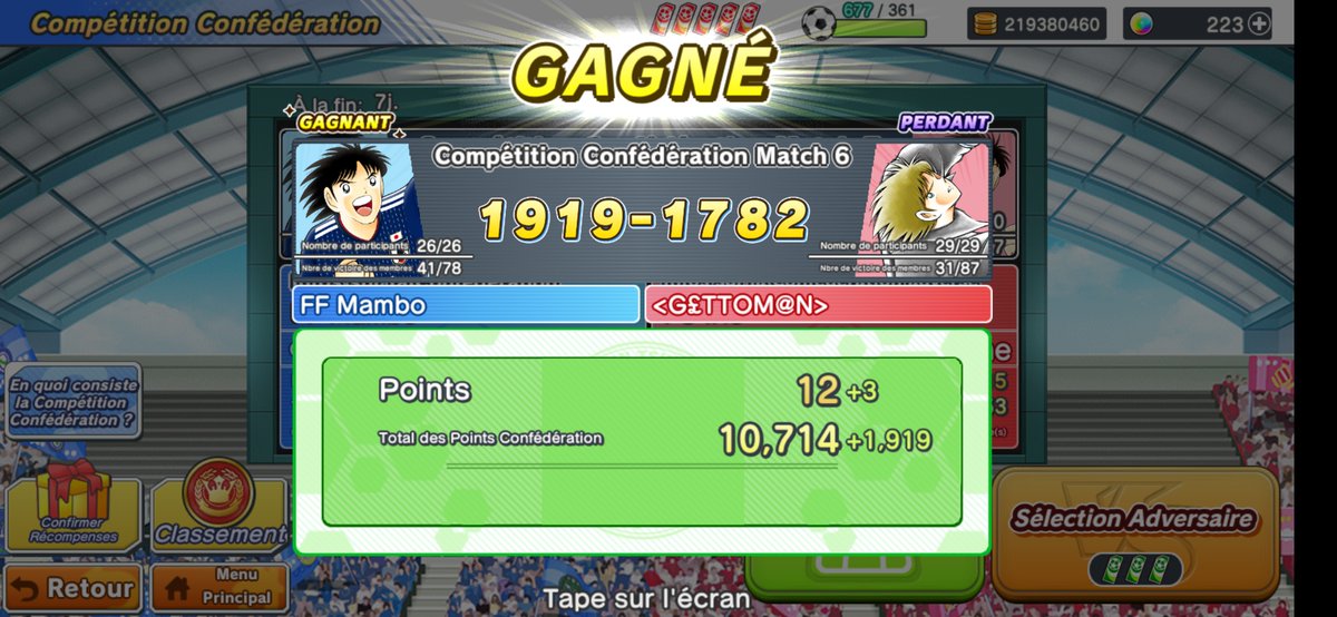 ff_mambo's tweet photo. Hola,
Une nouvelle victoire pour la FFM au "finish" à 26.
Apres la défaite d'il y a 2 jours (26vs30,y nous manquait quelques nuls et on gagnait, dommage)
Bilan pour le moment : 5V - 1D 1& 9 Ballons SSR
#GoMambo
#WarConf https://t.co/IZPHq3zuKB