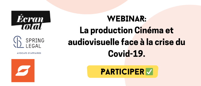 Ecran_Total's tweet photo. En accès libre.
Organisé par #Ecrantotal en partenariat avec #Setkeeper et #SpringLegal, le #webinar sur la #production cinéma et audiovisuelle face à la crise sanitaire du #Covid19 est sur le point de démarrer!
Il est encore temps de s'inscrire : https://t.co/WiTq18JKIl https://t.co/HC8eweqjGH