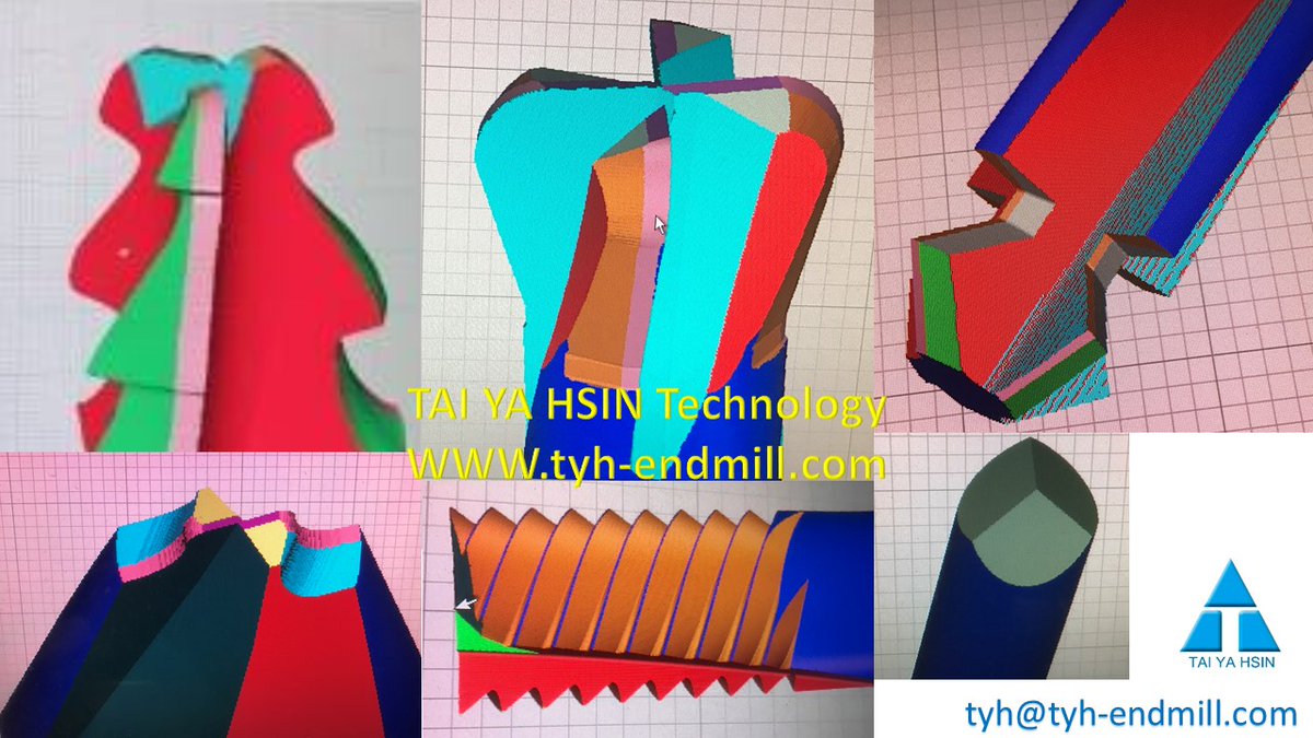 taiyahsin's tweet photo. 100% design and made in TAIWAN. The special made  forming cutters and carbide end mills from TAI YA HSIN technology. Our mail tyh@tyh-endmill.com😀👍 https://t.co/oakmw1t5Vy