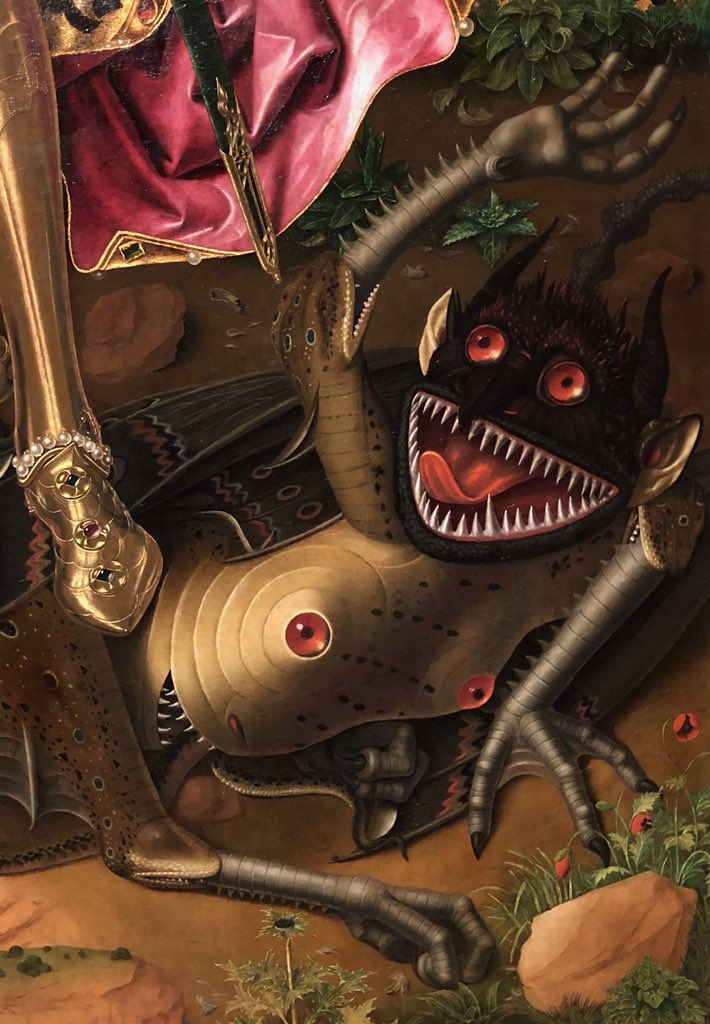 DamienKempf's tweet photo. Devil of the week
[Bartolomé Bermejo, 1468] https://t.co/7Jj4tt3tR7