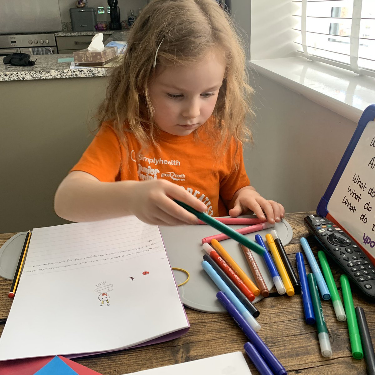kyliepsmith's tweet photo. @Y1Brunton I’ve just been told off by Eva because I can’t read her writing 🤦‍♀️🤦‍♀️ Apparently Mrs Lee can read it so she’s a better teacher 🤣🤣 https://t.co/j4jJShTzTw