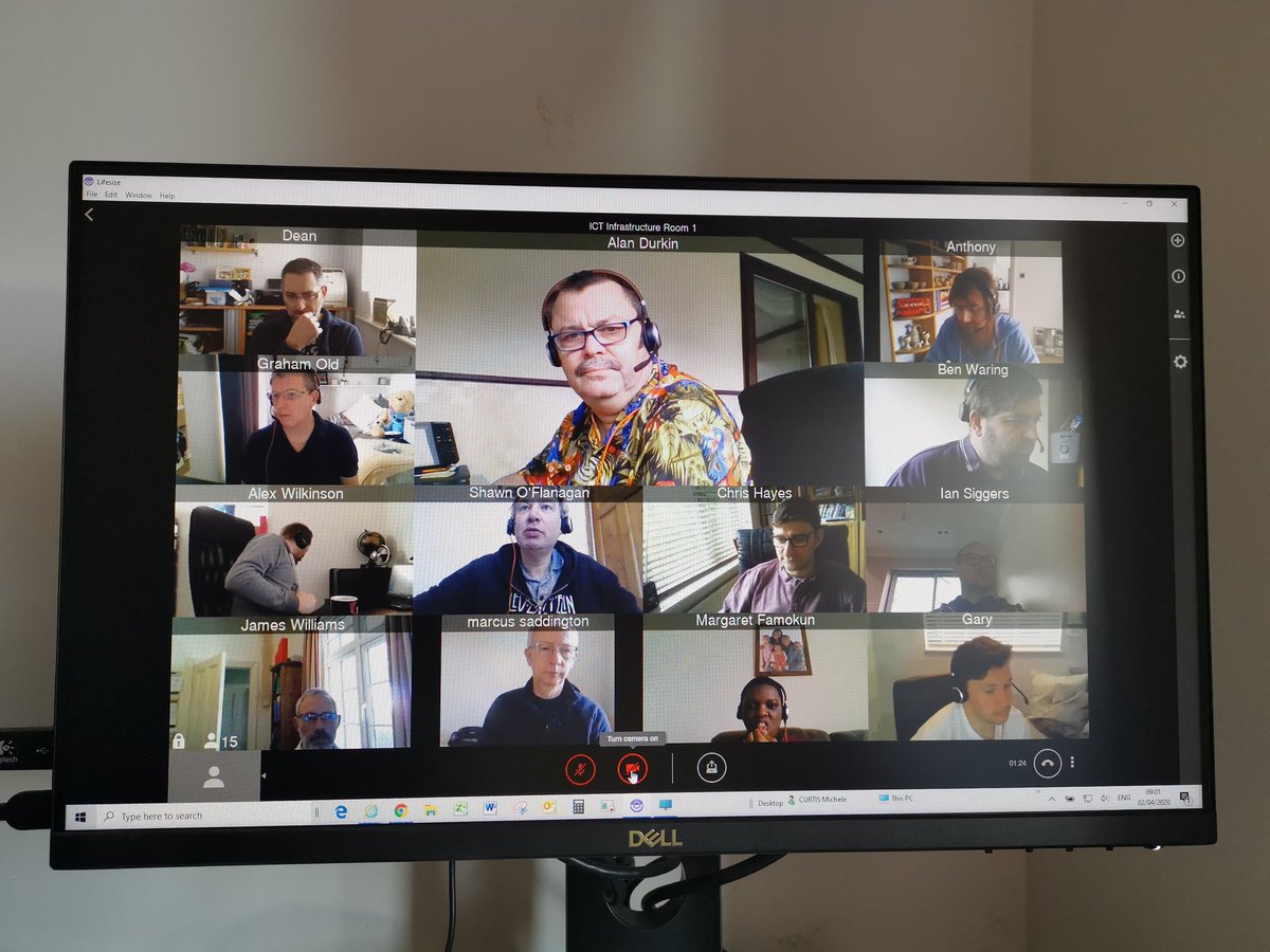 MicheleKMPT's tweet photo. Popped into the virtual offices today to keep in touch with the teams. Was worried how to keep the team cohesiveness going whilst working from home. Running vc sessions all day to keep the team together, and it's working. #poweredbylifesize #teamict #teamnhs #kmptproud #kmpt https://t.co/I2cxEmcMQR