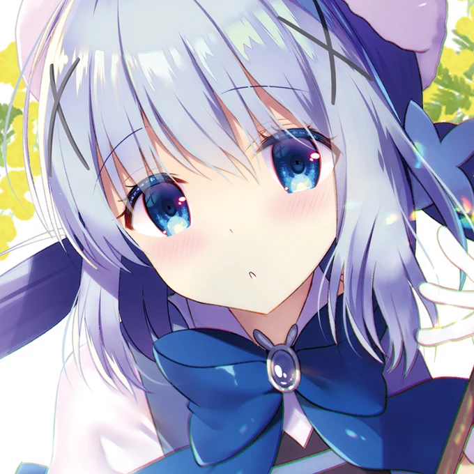 久々ごちうさ絵🐰魔法少女チノちゃん🌸 