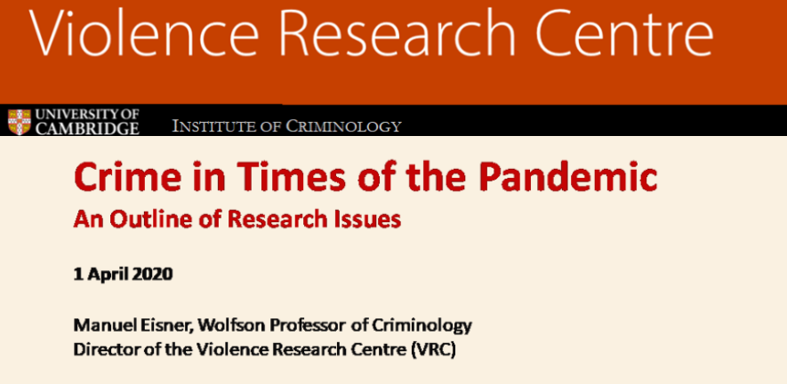 Yesterday we had our first public webinar on Crime in the pandemic. You can find the podcast and slides here: vrc.crim.cam.ac.uk/VRCconferences #coronavirus #crime #criminology #pandemic #research #publichealth #policy #compliance <a href="/CamCriminology/">Criminology Cambs</a>  <a href="/Cambridge_Uni/">Cambridge University</a>